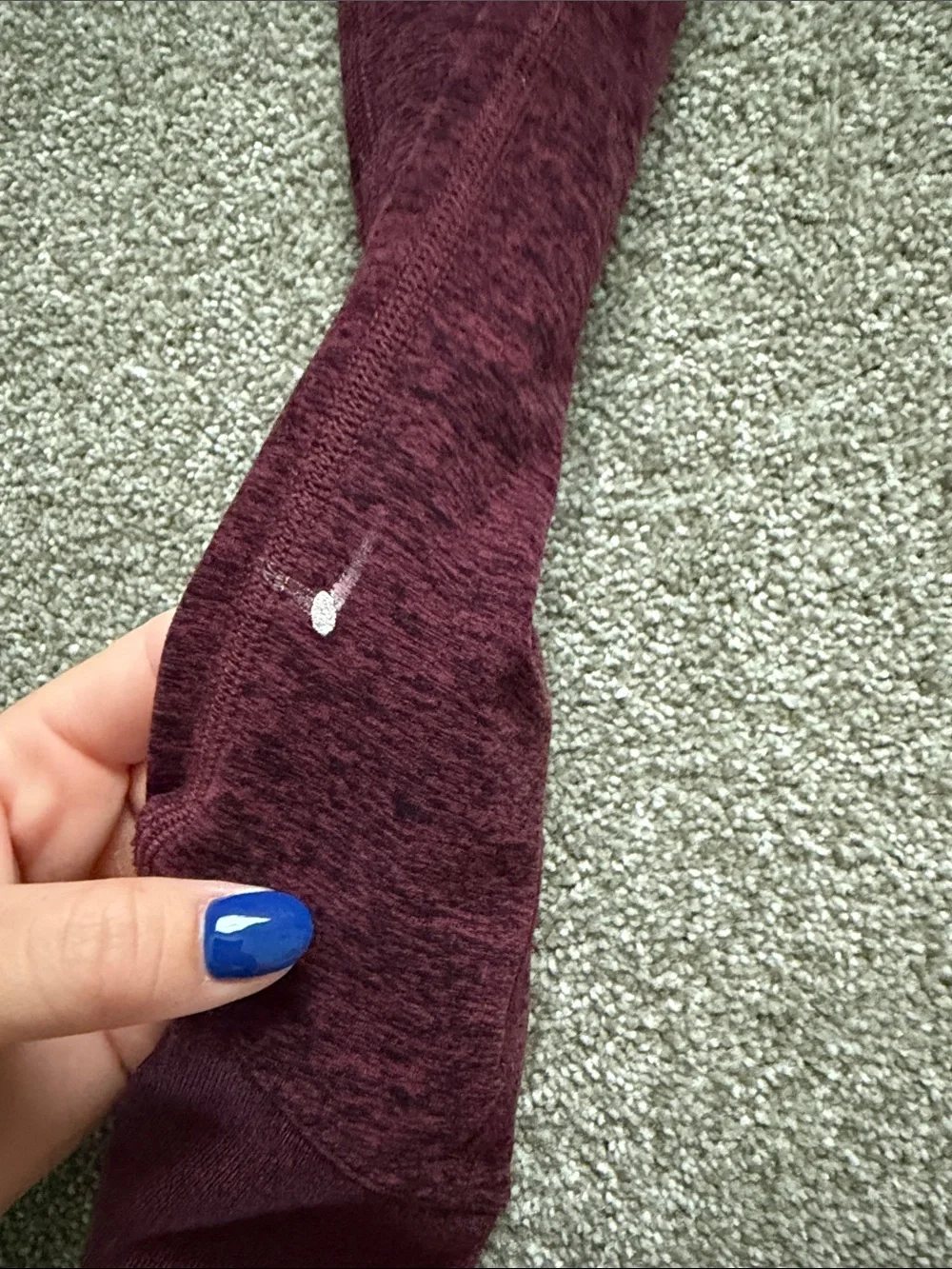 ALO Yoga Leggings — Burgundy & Green Camo Trio